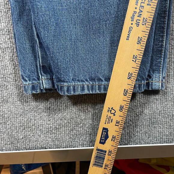 Ariat M4 Low Rise Boot Cut Roadhouse Jeans Men's 42X30 Blue Relaxed Fit Western - Picture 10 of 11